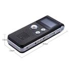 SK-012 32GB USB Dictaphone Digital Audio Voice Recorder with WAV MP3 Player VAR Function(Black) - 3