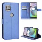 For Motorola Moto G 5G Diamond Texture Leather Phone Case(Blue) - 1