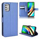 For Motorola Moto G Stylus 2021 Diamond Texture Leather Phone Case(Blue) - 1