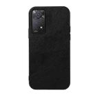 For Xiaomi Redmi Note 11 Pro Global Two-color Litchi Texture Phone Case(Black) - 1