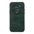 For Honor Magic4 Pro Two-color Litchi Texture PU Phone Case(Green) - 1