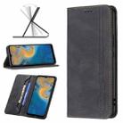 For ZTE Blade A51 Magnetic RFID Blocking Anti-Theft Leather Phone Case(Black) - 1