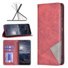For Nokia G21 / G11 Prismatic Invisible Magnetic Leather Phone Case(Red) - 1