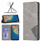 For ZTE Blade A51 Prismatic Invisible Magnetic Leather Phone Case(Grey) - 1