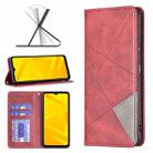 For ZTE Blade A71 Prismatic Invisible Magnetic Leather Phone Case(Red) - 1