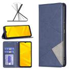 For ZTE Blade A71 Prismatic Invisible Magnetic Leather Phone Case(Blue) - 1