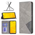 For ZTE Blade A71 Prismatic Invisible Magnetic Leather Phone Case(Grey) - 1