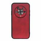 For Honor Magic4 Two-color Calf Texture PU Phone Case(Red) - 1