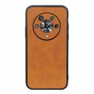 For Honor Magic4 Two-color Calf Texture PU Phone Case(Brown) - 1