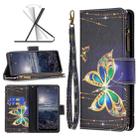 For Nokia G21 / G11 Colored Drawing Pattern Zipper Leather Phone Case(Big Butterfly) - 1