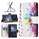 For Nokia G21 / G11 Colored Drawing Pattern Zipper Leather Phone Case(Sun Flower) - 1