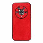 For Honor Magic4 Crazy Horse Texture PU Phone Case(Red) - 1