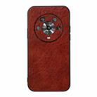 For Honor Magic4 Crazy Horse Texture PU Phone Case(Brown) - 1