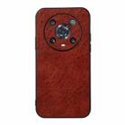 For Honor Magic4 Pro Crazy Horse Texture PU Phone Case(Brown) - 1