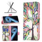 For OPPO A36 4G / A96 4G / A76 4G / K10 4G / Realme 9i Colored Drawing Pattern Leather Phone Case(Tree Life) - 1