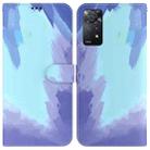 For Xiaomi Redmi Note 11 Pro 5G / 4G Foreign Version Watercolor Pattern Horizontal Flip Leather Phone Case(Winter Snow) - 1