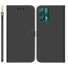 For Realme 9 Pro Imitated Mirror Surface Horizontal Flip Leather Phone Case(Black) - 1