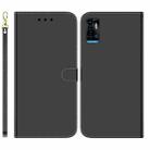 For ZTE Blade A72 / V40 Vita Imitated Mirror Surface Horizontal Flip Leather Phone Case(Black) - 1