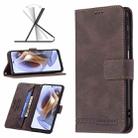 For Motorola Moto G31 / G41 Magnetic Clasp RFID Blocking Anti-Theft Leather Case(Brown) - 1