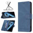 For OPPO A36 4G / A96 4G / A76 4G / K10 4G / Realme 9i Magnetic Clasp RFID Blocking Anti-Theft Leather Case(Blue) - 1