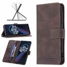 For OPPO Realme 9 Pro+ Magnetic Clasp RFID Blocking Anti-Theft Leather Case(Brown) - 1