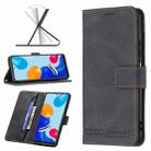 For Xiaomi Redmi Note 11 Magnetic Clasp RFID Blocking Anti-Theft Leather Case(Black) - 1