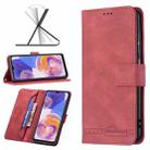 For Samsung Galaxy A23 5G Magnetic Clasp RFID Blocking Anti-Theft Leather Case(Red) - 1