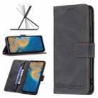 For ZTE Blade A51 Magnetic Clasp RFID Blocking Anti-Theft Leather Case(Black) - 1