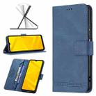 For ZTE Blade A71 Magnetic Clasp RFID Blocking Anti-Theft Leather Case(Blue) - 1