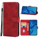 Leather Phone Case For Huawei P50E(Red) - 1