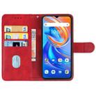 Leather Phone Case For UMIDIGI A13(Red) - 3