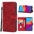 Leather Phone Case For Ulefone Note 10P(Red) - 1