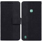 For Infinix Smart HD 2021 X612 Geometric Embossed Leather Phone Case(Black) - 1