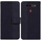 For LG K41S / K51S Geometric Embossed Leather Phone Case(Black) - 1