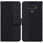 For LG Stylo 6 / K71 Geometric Embossed Leather Phone Case(Black) - 1