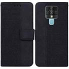 For Tecno Camon 16 Geometric Embossed Leather Phone Case(Black) - 1