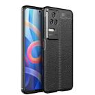 For Xiaomi Redmi K50 Litchi Texture TPU Shockproof Phone Case(Black) - 1