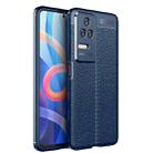 For Xiaomi Redmi K50 Pro Litchi Texture TPU Shockproof Phone Case(Blue) - 1