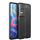 For Xiaomi Redmi K50 Pro Litchi Texture TPU Shockproof Phone Case(Black) - 1