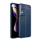 For Xiaomi Redmi K40S Litchi Texture TPU Shockproof Phone Case(Blue) - 1