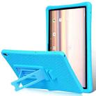 For Nokia T20 Silicone Tablet Case with Holder(Blue) - 1