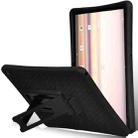 For Nokia T20 Silicone Tablet Case with Holder(Black) - 1