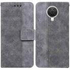 For Nokia G10 / G20 Geometric Embossed Leather Phone Case(Grey) - 1