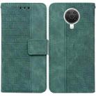 For Nokia G10 / G20 Geometric Embossed Leather Phone Case(Green) - 1