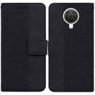 For Nokia G10 / G20 Geometric Embossed Leather Phone Case(Black) - 1