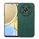 For Honor X30 Wood Texture PU Phone Case(Green) - 1