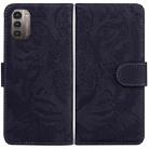 For Nokia G21 / G11 Tiger Embossing Pattern Horizontal Flip Leather Phone Case(Black) - 1