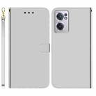 For OnePlus Nord CE 2 5G Imitated Mirror Surface Horizontal Flip Leather Phone Case(Silver) - 1