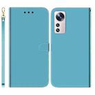 For Xiaomi 12 / 12X Imitated Mirror Surface Horizontal Flip Leather Phone Case(Blue) - 1