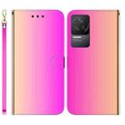 For Xiaomi Redmi K50 / K50 Pro Imitated Mirror Surface Horizontal Flip Leather Phone Case(Gradient Color) - 1